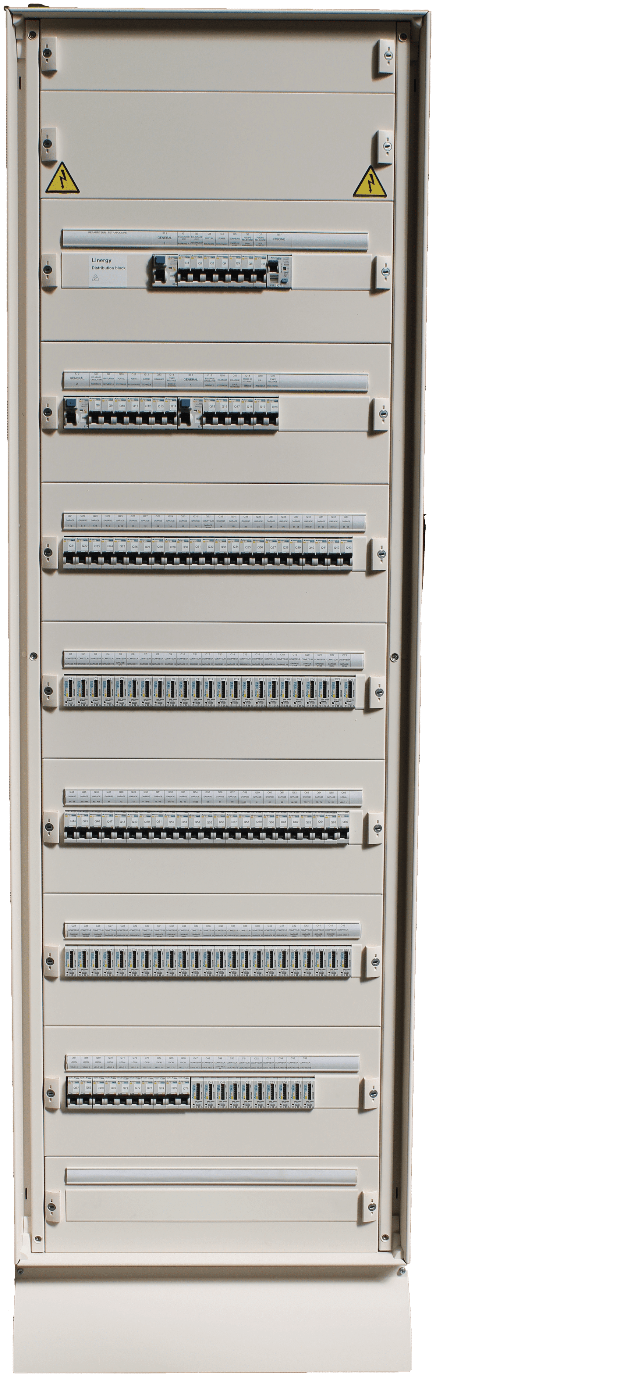 Tableau général basse tension 63A - IP30 - 3kA - MCSCPR0603