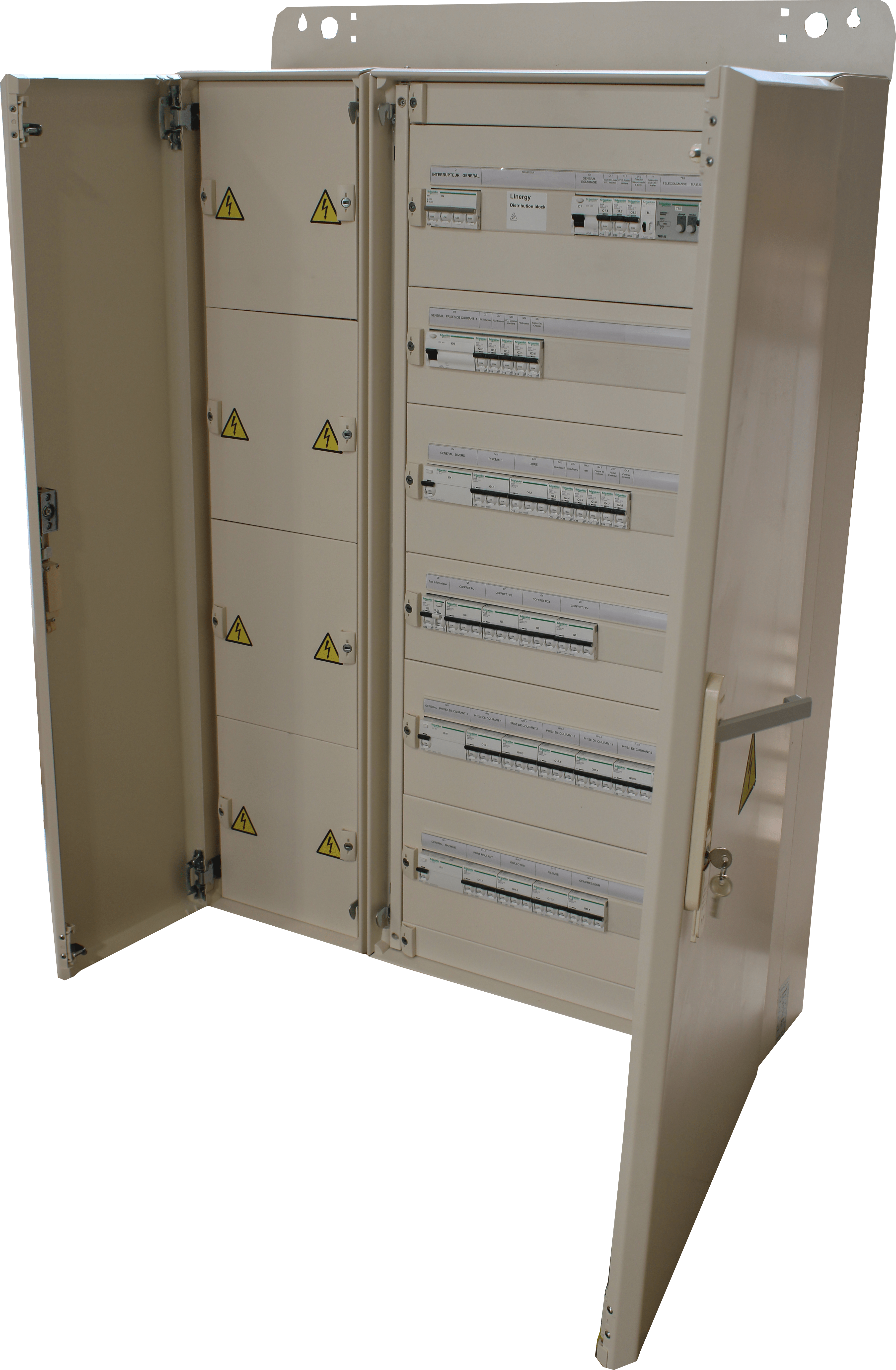 Tableau général basse tension - 63A - IP30/40 - 4,5kA - MCSCPR0891M2