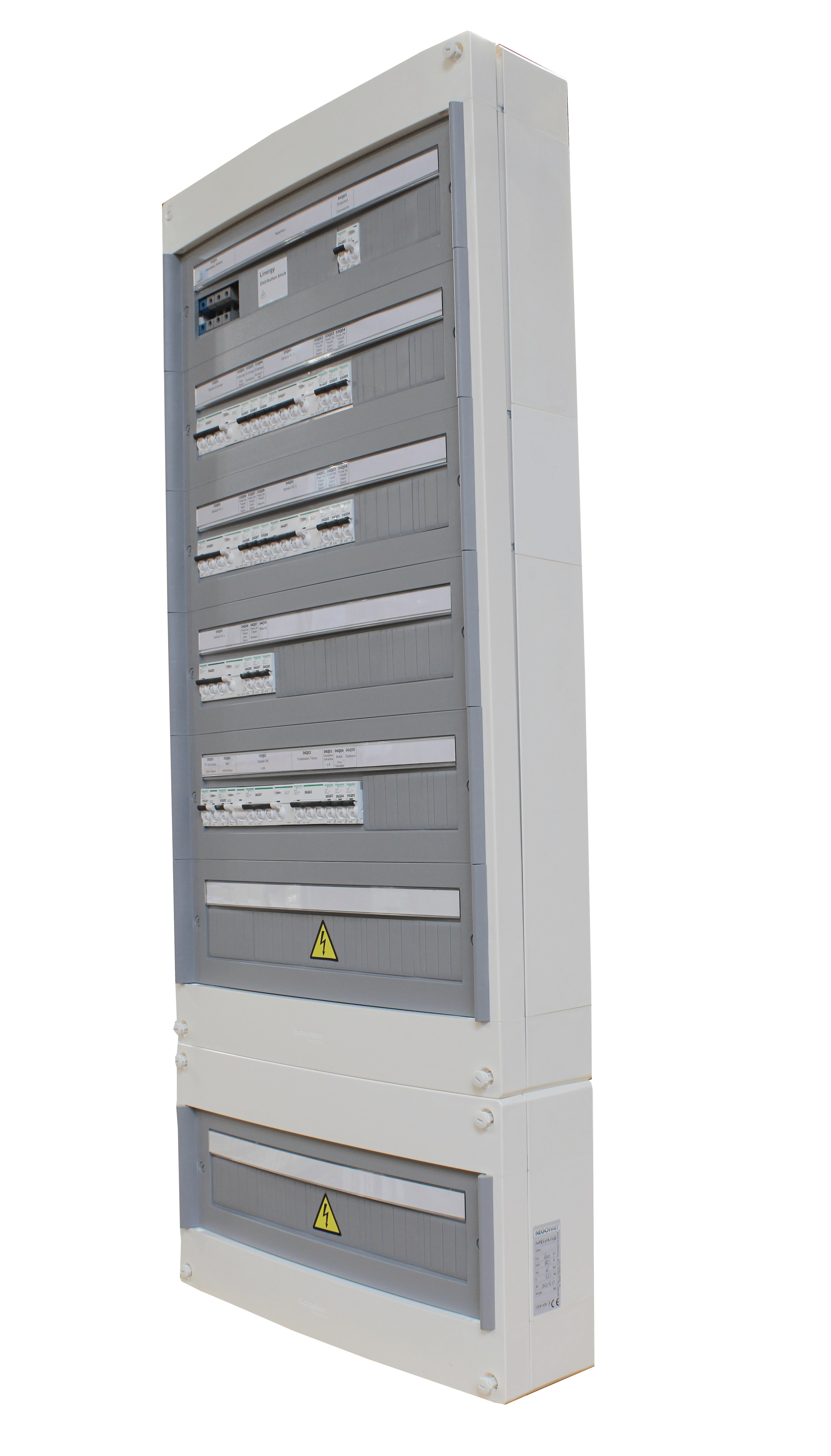 Tableau général basse tension - 80A - IP30/40 - 6kA - MCSCPA0436