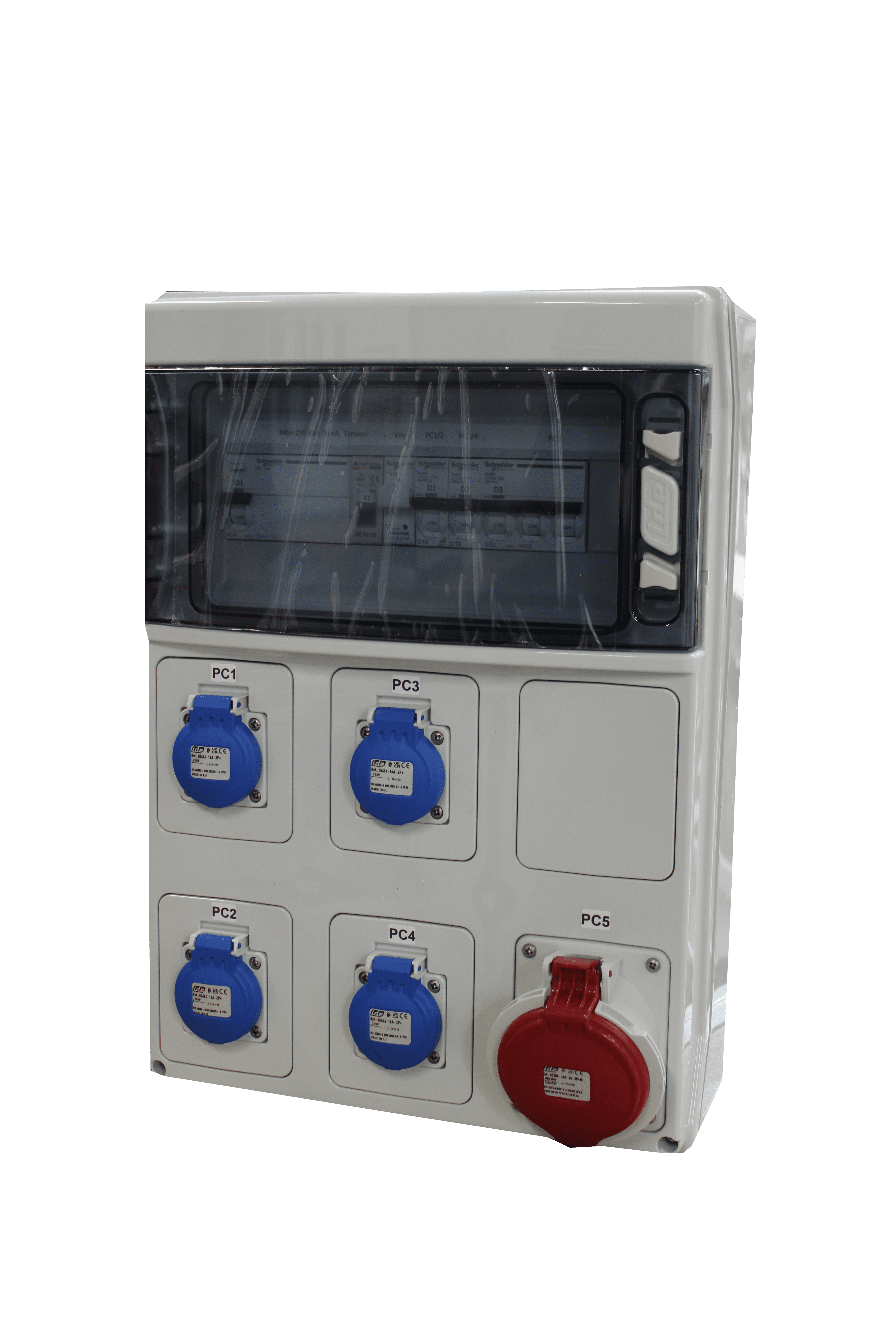 Coffret de prises type 2 - 40A - 10kA - IP54 - MCIDST0461